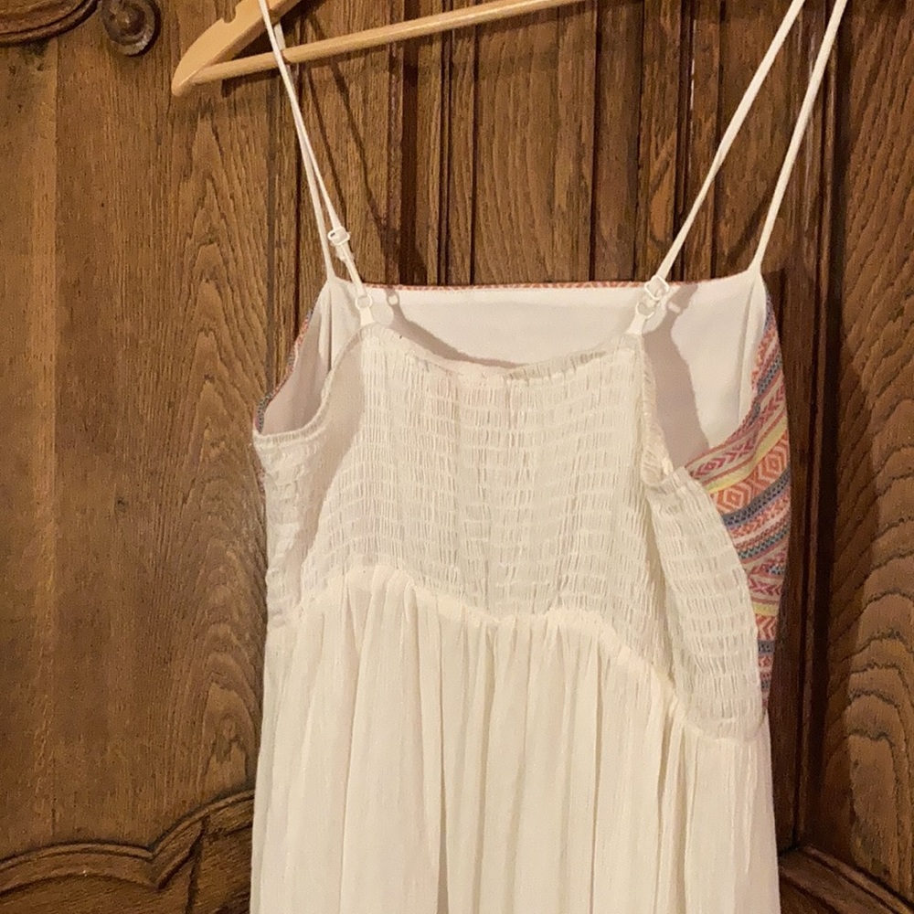 Flying Tomato Embroidered Cream Maxi Dress - Picture 9 of 12